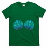 Mermaid Sea Shell Bra Costume T-Shirt - Green