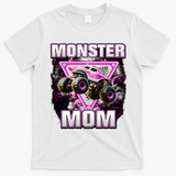 Monster Truck Mom T-Shirt - White