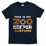 My Zookeeper Costume African Savanna Animal Print Gift T-Shirt - Navy