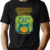 Mandy Cheddar Goblin Black T-Shirt - Green