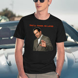 Monk You'll Thank Me Later Funny T-Shirts and Accessories Black T-Shirt - Navy