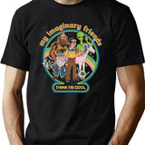 My Imaginary Friends Black T-Shirt - Green
