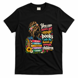 Never Get Enough Books Into The Hands Of Enough Dolly T-Shirt - Black