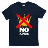 No King Anti-Trump T-Shirt - Navy Blue