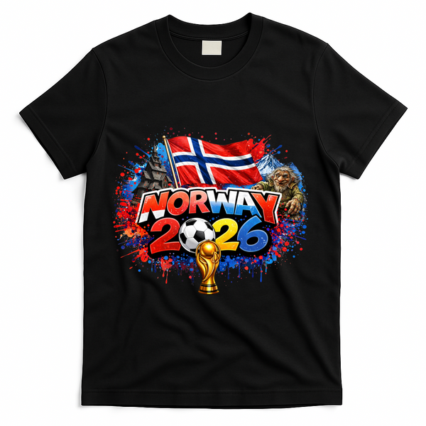 NORWAY North America Soccer Tournament 2026 T-Shirt - Black