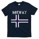 Norway Norwegian Flag T-Shirt - Navy Blue