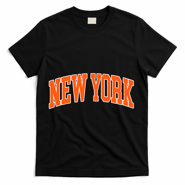New York Throwback Classic T-Shirt - Black
