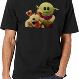 Nanalan Mona and Russer Black T-Shirt - White