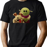 Nanalan Mona and Russer Black T-Shirt - Green