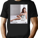 Natalie Portman Sexy Black T-Shirt - Black