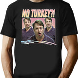 No Turkey Retro Peep Show Fan Art Black T-Shirt - Black