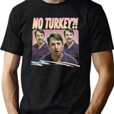 No Turkey Retro Peep Show Fan Art Black T-Shirt - Green