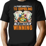 Nonebi Gambling Shirt - Black T-Shirt - Black