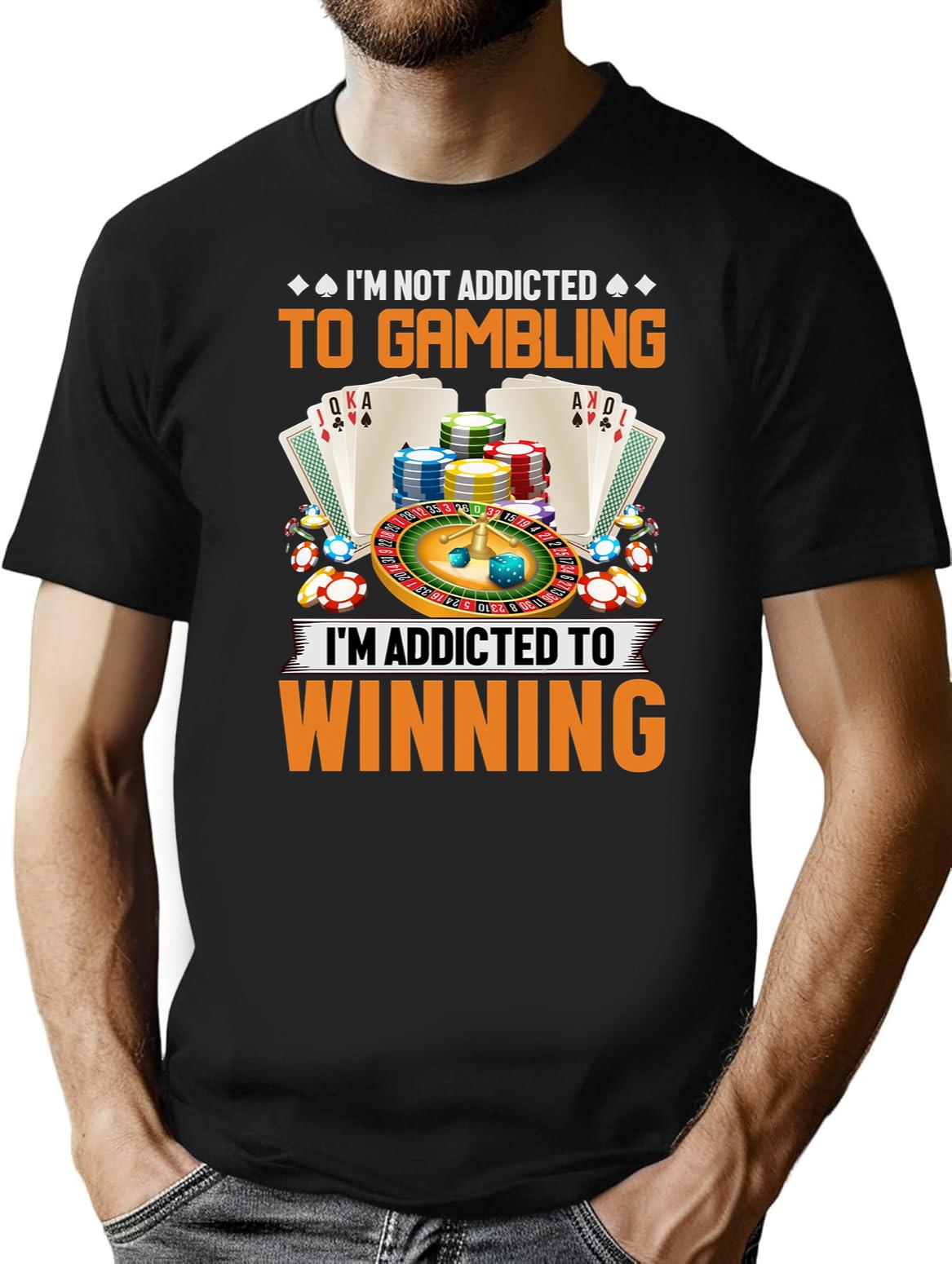 Nonebi Gambling Shirt - Black T-Shirt - Black