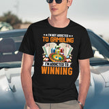 Nonebi Gambling Shirt - Black T-Shirt - Navy