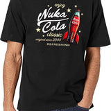 Nuka Cola Ad Dks Black T-Shirt - White