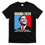 Obama 2028 Since Rules Don't Exist Anymore Vintage T-Shirt - Black