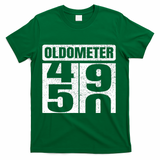 Oldometer 4950s 50th Birthday Tees Funny Gifts Idea T-Shirt - Green