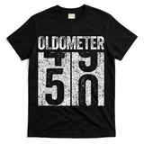Oldometer 50 50th Birthday T-Shirt - Black