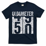 Oldometer 50 50th Birthday T-Shirt - Navy