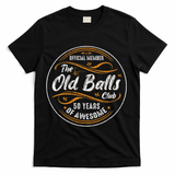 Old Balls Club 50th Birthday 50 Years Of Awesome T-Shirt - Black