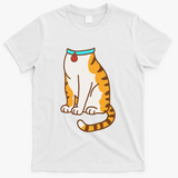 Orange Cat Women Orange Cat Costume Gift T-Shirt - White