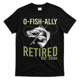 O Fish Ally Retired EST 2026 Fishing T-Shirt - Black