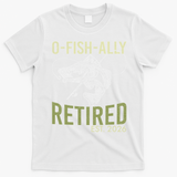 O Fish Ally Retired EST 2026 Fishing T-Shirt - White