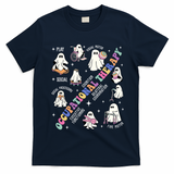 Ot Occupational Therapy Therapist Halloween Spooky T-Shirt - Navy Blue