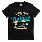 Original Parts Vintage Age To Perfection Premium Quality 1976 50th Birthday T-Shirt - Black