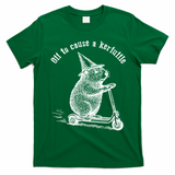 Off To Cause A Kerfuffle Capybara Scooter Chaos T-Shirt - Irish Green