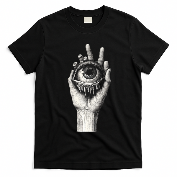 Obscure Visions Goth Alt Macabre Creepy T-Shirt - Black