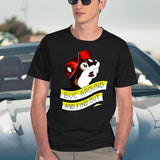 Otter BUC Around and Find Out Black T-Shirt - Navy