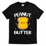 Peanut Butter And Jelly Halloween Costumes Couple Matching T-Shirt - Black