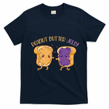 Peanut Butter Jelly Matching Couples Lover Halloween T-Shirt - Navy Blue