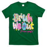 Preppy Bruh We Out Principals Last Day Of School Summer T-Shirt - Green