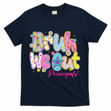 Preppy Bruh We Out Principals Last Day Of School Summer T-Shirt - Navy