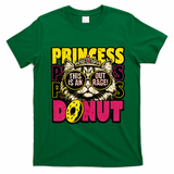 Princess Cat Outrage Goddammit Donut T-Shirt - Irish Green