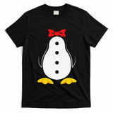 Penguin Costume Tuxedo Halloween Gift For T-Shirt - Black