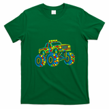 Polka Dot Day Monster Truck T-Shirt - Irish Green