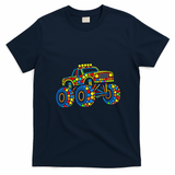 Polka Dot Day Monster Truck T-Shirt - Navy Blue