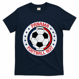 Panama Football 1937 Vintage Soccer Emblem T-Shirt - Navy Blue