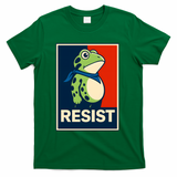 Portland Frog Protest Retro Vintage T-Shirt - Green