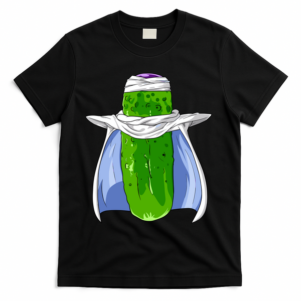 Pickel-o Funny Spoof Anime Pickle T-Shirt - Black