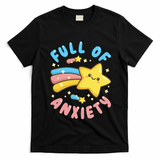 Pastel Goth Full Of Anxiety T-Shirt - Black