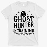 Paranormal Investigator Ghost Hunter In Training T-Shirt - White