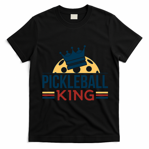 Pickleball King T-Shirt - Black