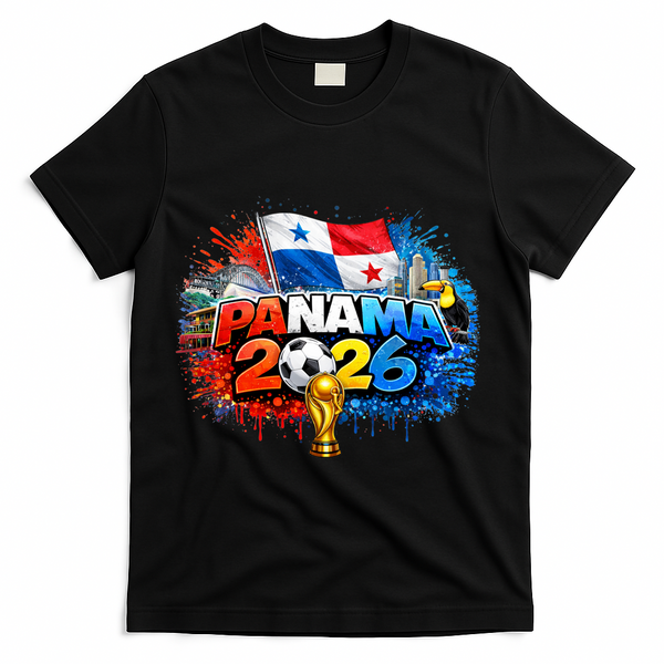 PANAMA North America Soccer Tournament 2026 T-Shirt - Black
