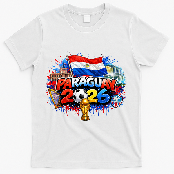 PARAGUAY North America Soccer Tournament 2026 T-Shirt - White