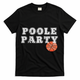Poole Party Basketball T-Shirt - Black